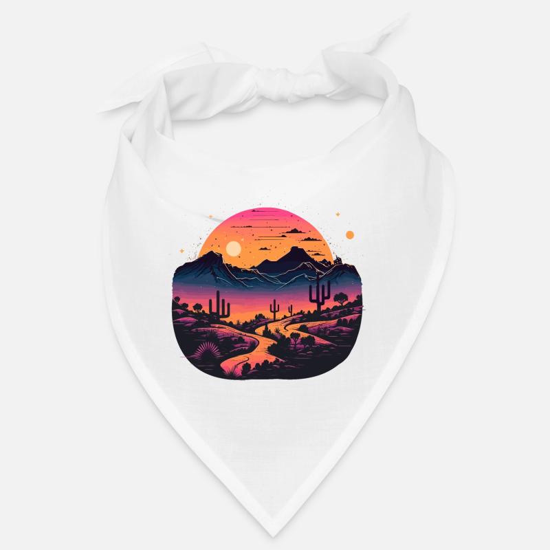Synthwave Désert Bandana