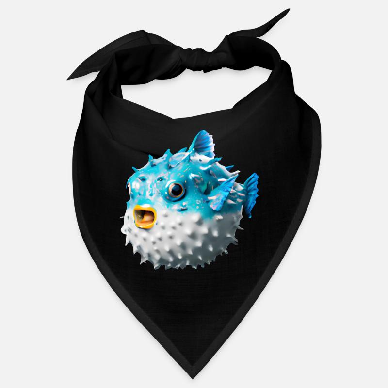 Inflated puffer fish Bandana