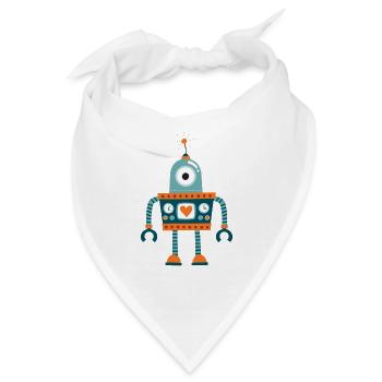 ROBOT02 - Bandana - Weiß - Vorne