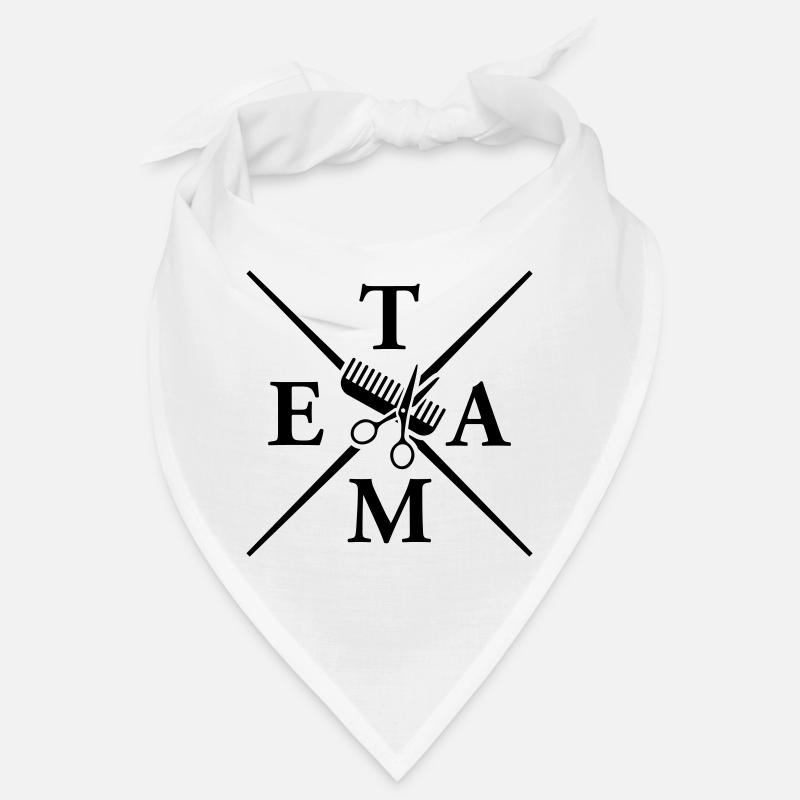 scissors comb team stylist Bandana
