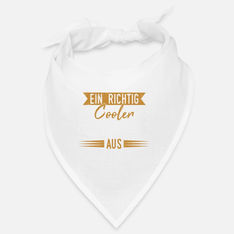 Brunnenbauer Brunnenbau Bauarbeiter Beruf Spruch - Bandana - Weiß