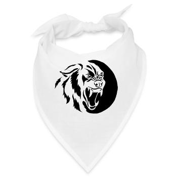 Fenrir Wolf - Bandana - Weiß - Vorne
