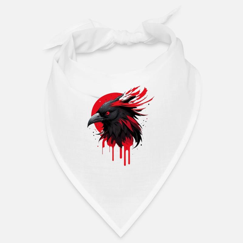 Fantasy bird red-black Bandana