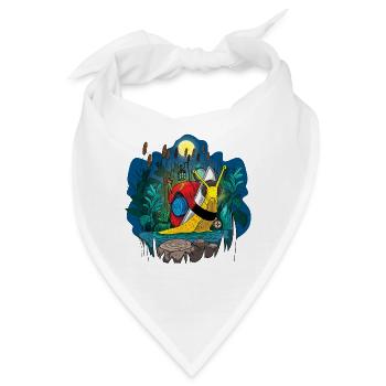 Reisende - Bandana - Weiß - Vorne