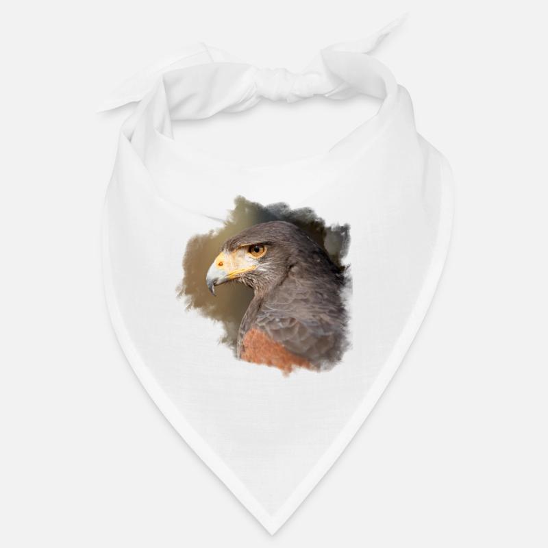 Harris Hawk Jerry - Bandana - Weiß