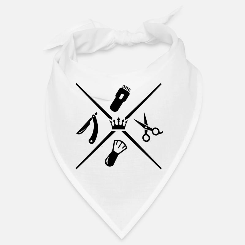 barber icons crown Bandana