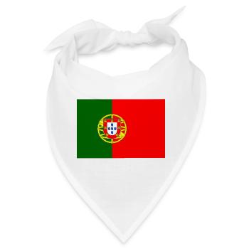 Portugiesische Flagge aus Portugal - Bandana - Weiß - Vorne