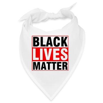 Black Lives Matter, Black Lives Matter - Bandana - Weiß - Vorne