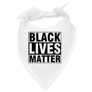 Black Lives Matter, Black Lives Matter - Bandana - Weiß - Vorne