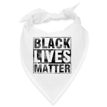 Black Lives Matter, Black Lives Matter - Bandana - Weiß - Vorne