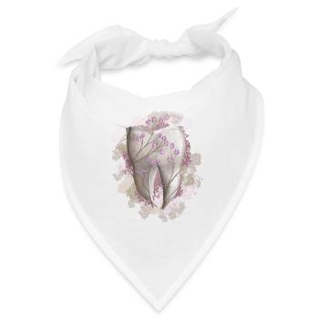 Zahn Gemälde. Zahnarzt Geschenk. Zahnarzpraxis - Bandana - Weiß - Vorne