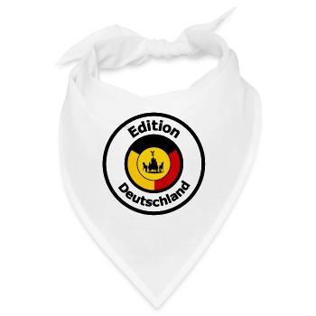 Die Edition Deutschland - Bandana - Weiß - Vorne