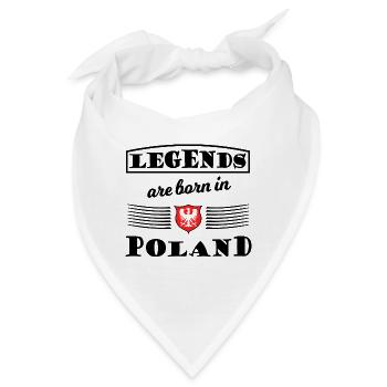 Die polnische Legende - Bandana - Weiß - Vorne