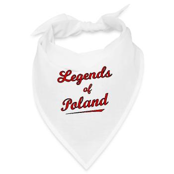 Die polnischen Legenden - Bandana - Weiß - Vorne