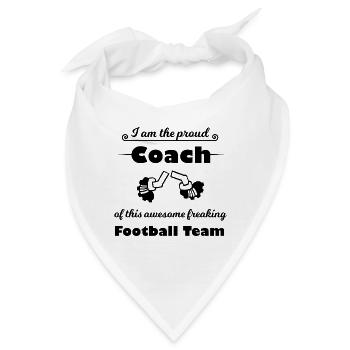 Der beste Trainer - Bandana - Weiß - Vorne