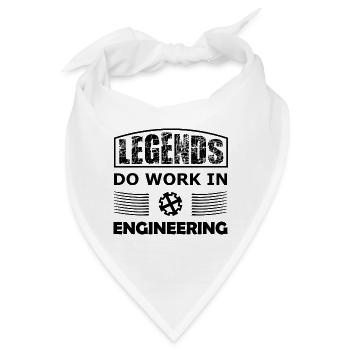 Die Engineering Profis - Bandana - Weiß - Vorne