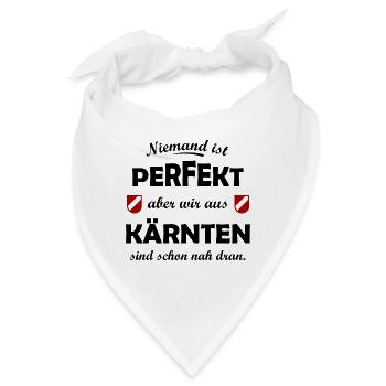 Daheim in Kärnten - Bandana - Weiß - Vorne