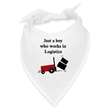 Logistik und Transport - Bandana - Weiß - Vorne