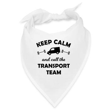 Das Transport Team - Bandana - Weiß - Vorne