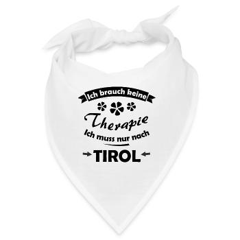 Heimweh nach Tirol - Bandana - Weiß - Vorne