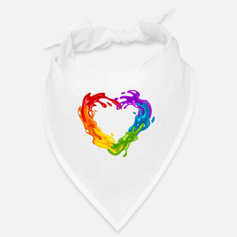 Couleur arc-en-ciel Bandana
