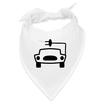 Das Kabel Auto - Bandana - Weiß - Vorne