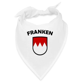 Die Franken aus Süddeutschland - Bandana - Weiß - Vorne