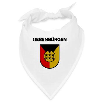 Die Sachsen aus Siebenbürgen - Bandana - Weiß - Vorne