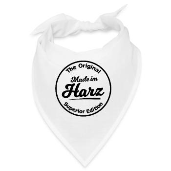 Die Heimat Harz - Bandana - Weiß - Vorne