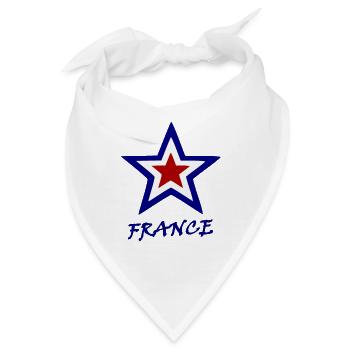 Heimweh nach Frankreich - Bandana - Weiß - Vorne
