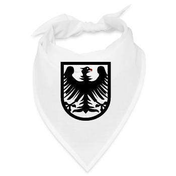 Der Mythos aus Deutschland - Bandana - Weiß - Vorne