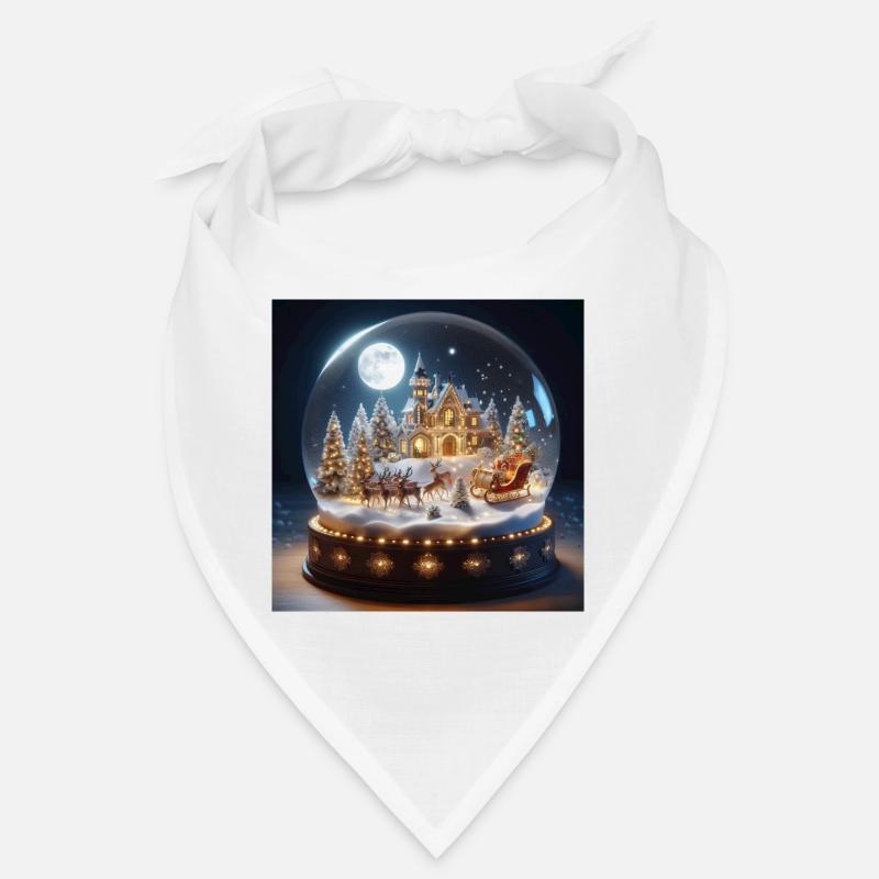 Arbre de Noël de Noël Messe de minuit Père Noël cadeaux Bandana