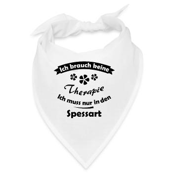 Daheim im Spessart - Bandana - Weiß - Vorne