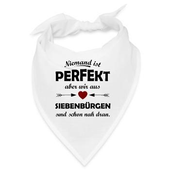 Die Heimat in Siebenbürgen - Bandana - Weiß - Vorne