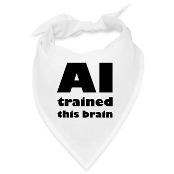 Die Roboter Intelligenz - Bandana - Weiß - Vorne