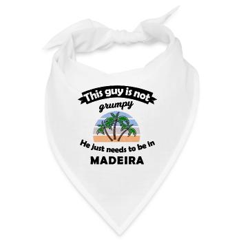 Der Urlaub in Madeira - Bandana - Weiß - Vorne