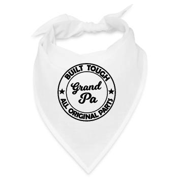 Der allerbeste Opi - Bandana - Weiß - Vorne