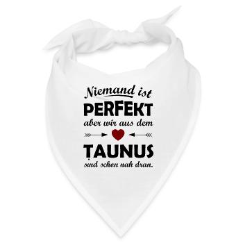 Zuhause im Taunus - Bandana - Weiß - Vorne