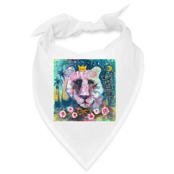 Der Duft von Rosen - Bandana - Weiß - Vorne