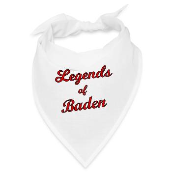 Die badischen Legenden - Bandana - Weiß - Vorne