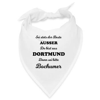 Legenden aus Bochum - Bandana - Weiß - Vorne