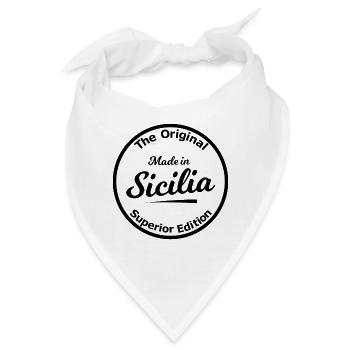 Der Urlaub in Sizilien - Bandana - Weiß - Vorne