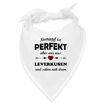 Die Leverkusener am Rhein - Bandana - Weiß - Vorne
