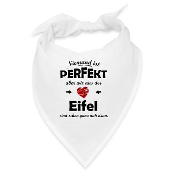 Perfekt aus der Eifel - Bandana - Weiß - Vorne