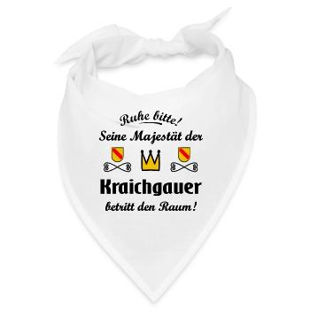Majestät aus dem Kraichgau - Bandana - Weiß - Vorne