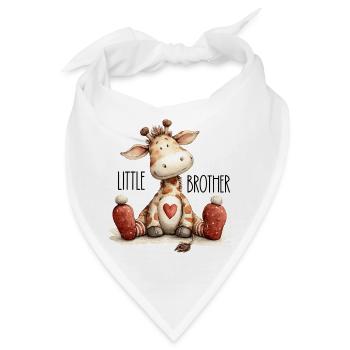 Kleiner Bruder Giraffe - Bandana - Weiß - Vorne