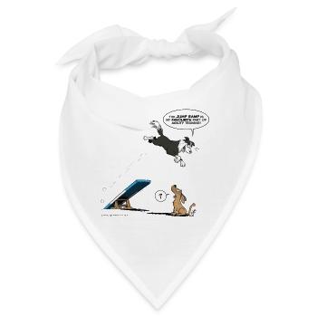 Border collie / Agilität des Hundes - Bandana - Weiß - Vorne