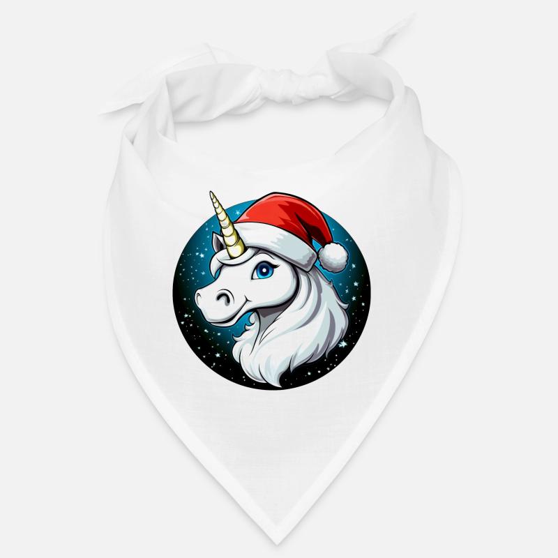 Weihnachten Einhorn Bandana