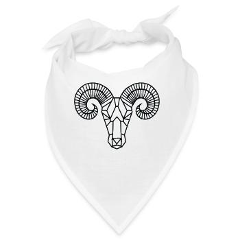 Widder - Widder - Bandana - Weiß - Vorne