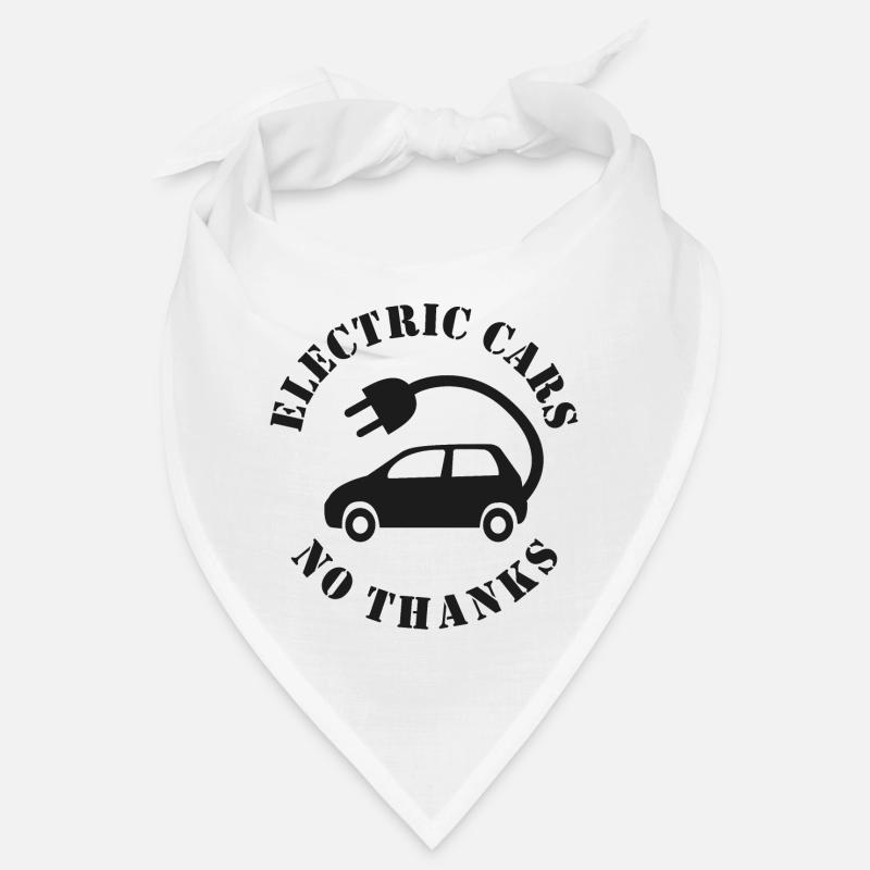 Voitures électriques Non merci Bandana